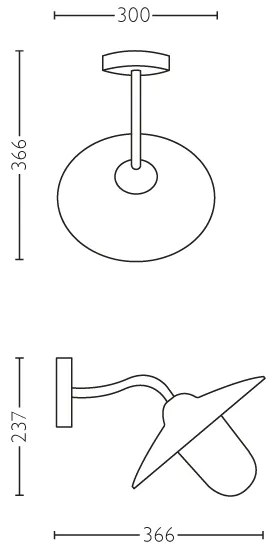 Philips 01643/30/PN - Applique da esterno HAMMOCK 1xE27/60W/230V