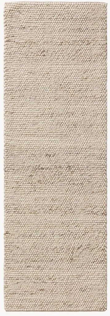 Passatoia in lana a pelo lungo fatta a mano Beads