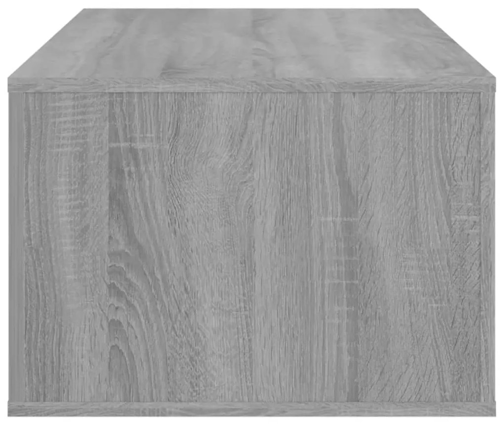 Tavolino Salotto Grigio Sonoma 100x50,5x35 cm Legno Multistrato