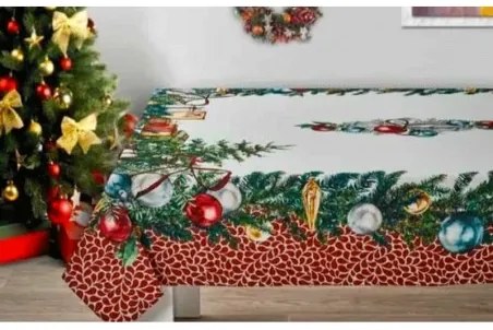 Tovaglia natalizia Magico Natale Vingi Ricami