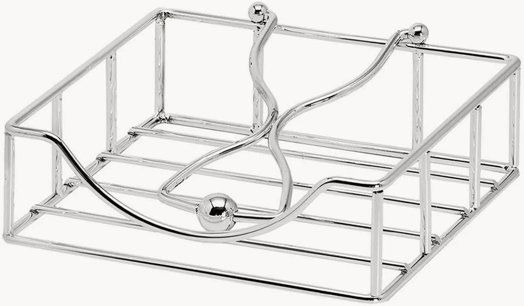 Portatovaglioli placcato in argento Atlas