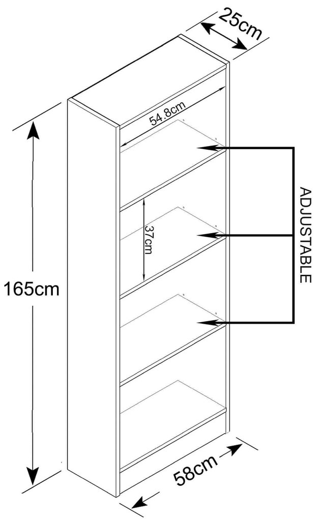 GIOVIANO - libreria 4 piani