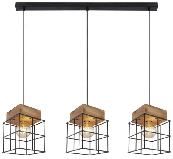 Globo 15530-3H - Lampadario su filo MERRIL 3xE27/60W/230V