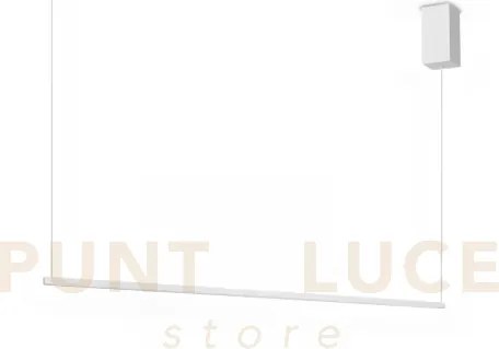 Essence sospensione square led 3000k 19w 2250lm bianca 115cm