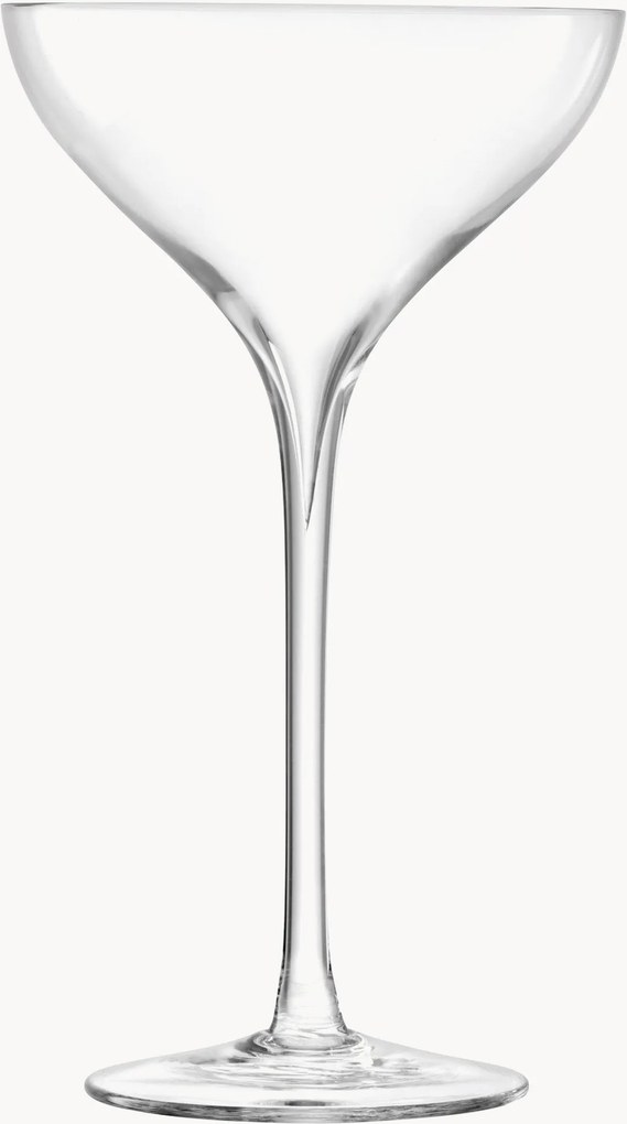 Set di 2 flute da champagne in vetro soffiato Savoy