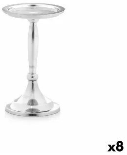 Candelabro Argentato Alluminio 10 x 17 x 8,5 cm (8 Unità)