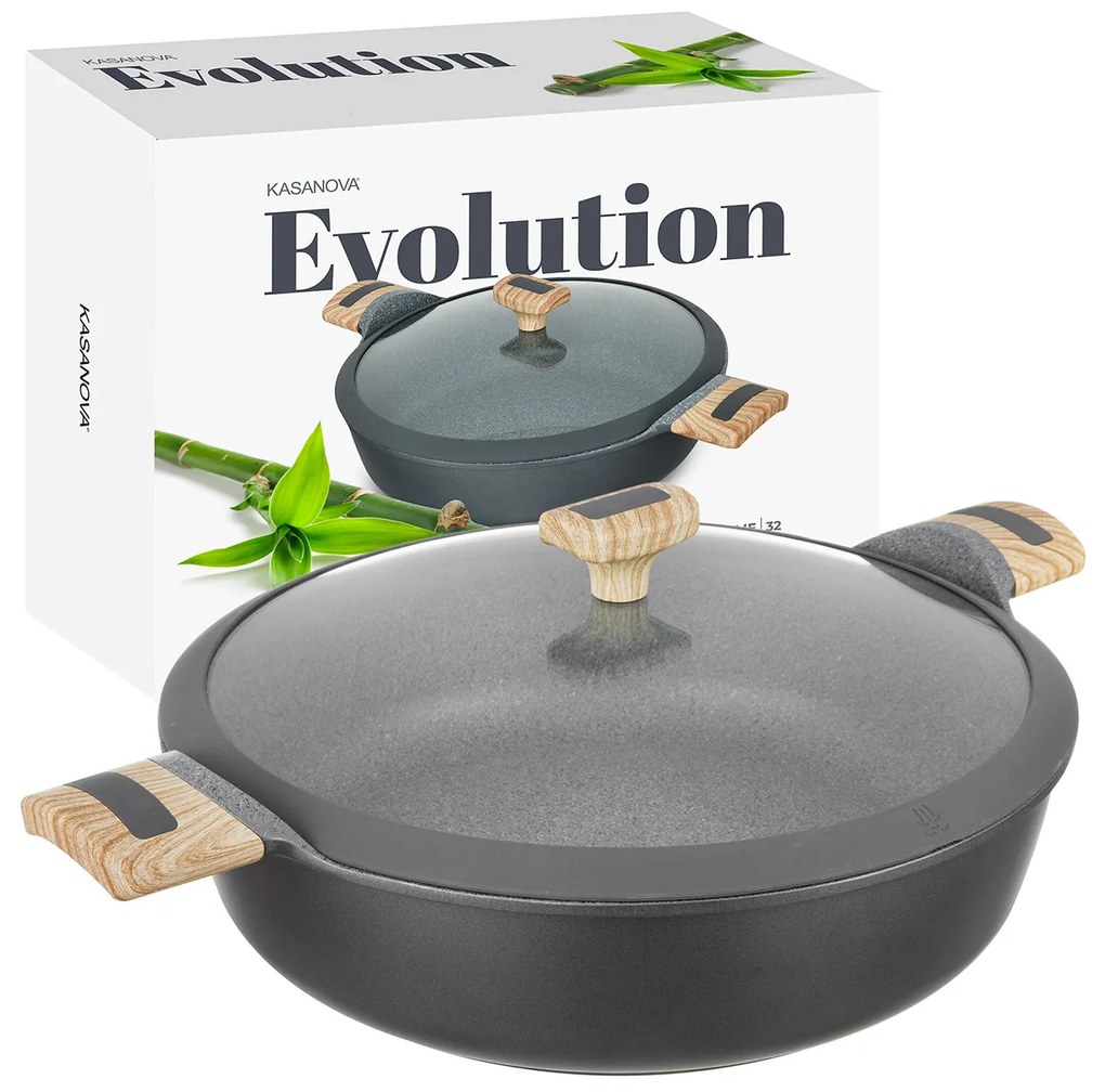 Tegame 32 cm con coperchio Evolution