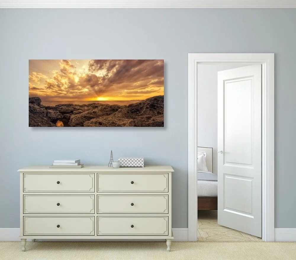 Quadro su tela – Scogliere del mare