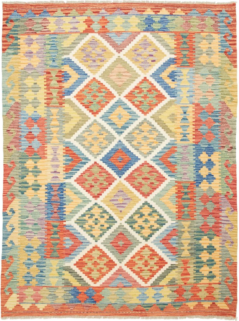 Kilim Tappeto 200 x 150 (Pakistan) Tessuto A Mano