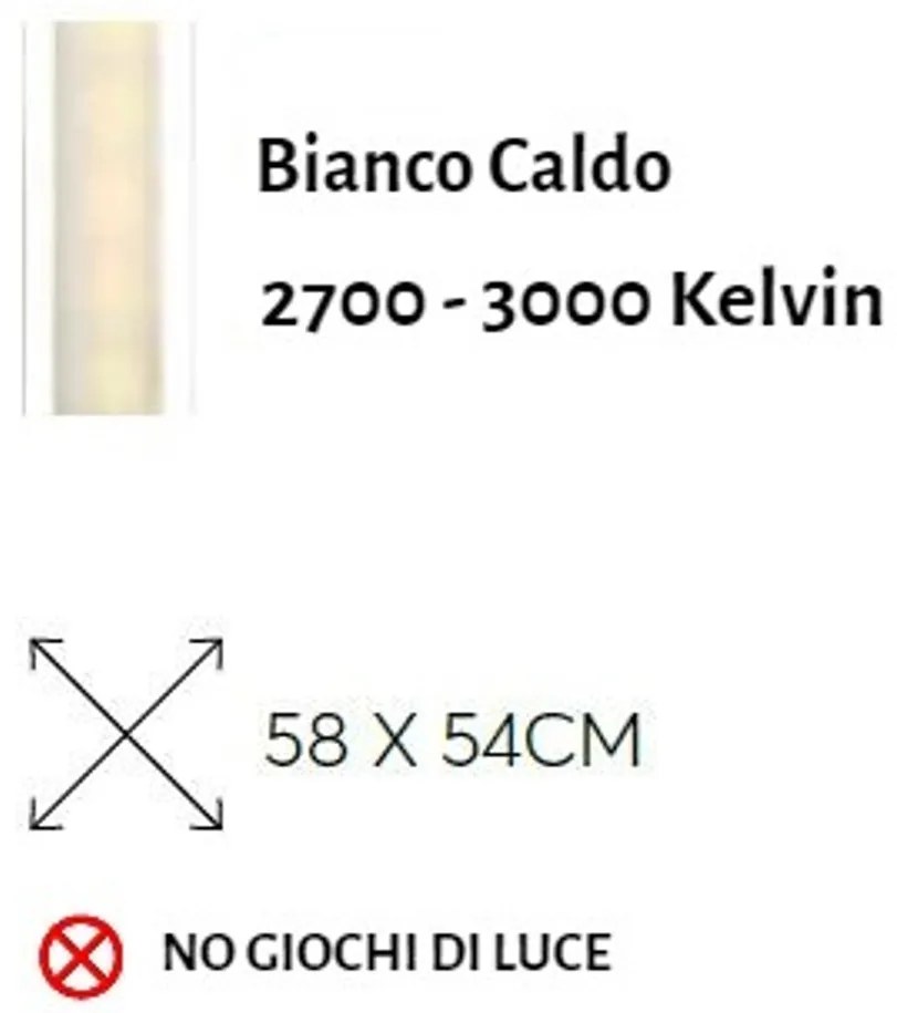 Stella Natalizia LED Neon Flex 58x54cm IP44 Colore Bianco Caldo 2700 - 3000 °K