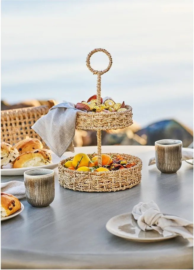 Tavolo da pranzo da giardino rotondo in ceramica ø 60 cm Bonnet – House Nordic