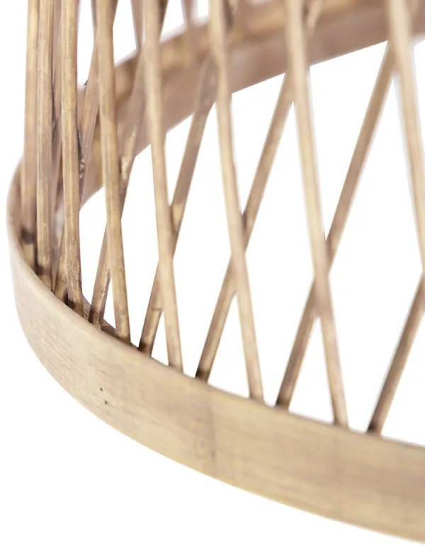 Lampada a sospensione in rattan rustica - Calamus