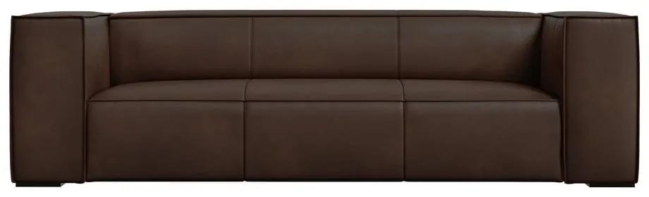 Divano in pelle marrone scuro 227 cm Madame - Windsor &amp; Co Sofas
