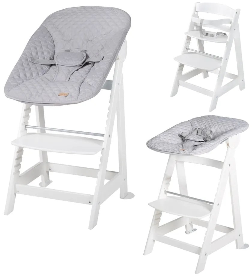 Sedia da pranzo bianca Grow-Along - Roba