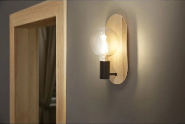 Ledvance - Applique DECOR WOOD 1xE27/8W/230V