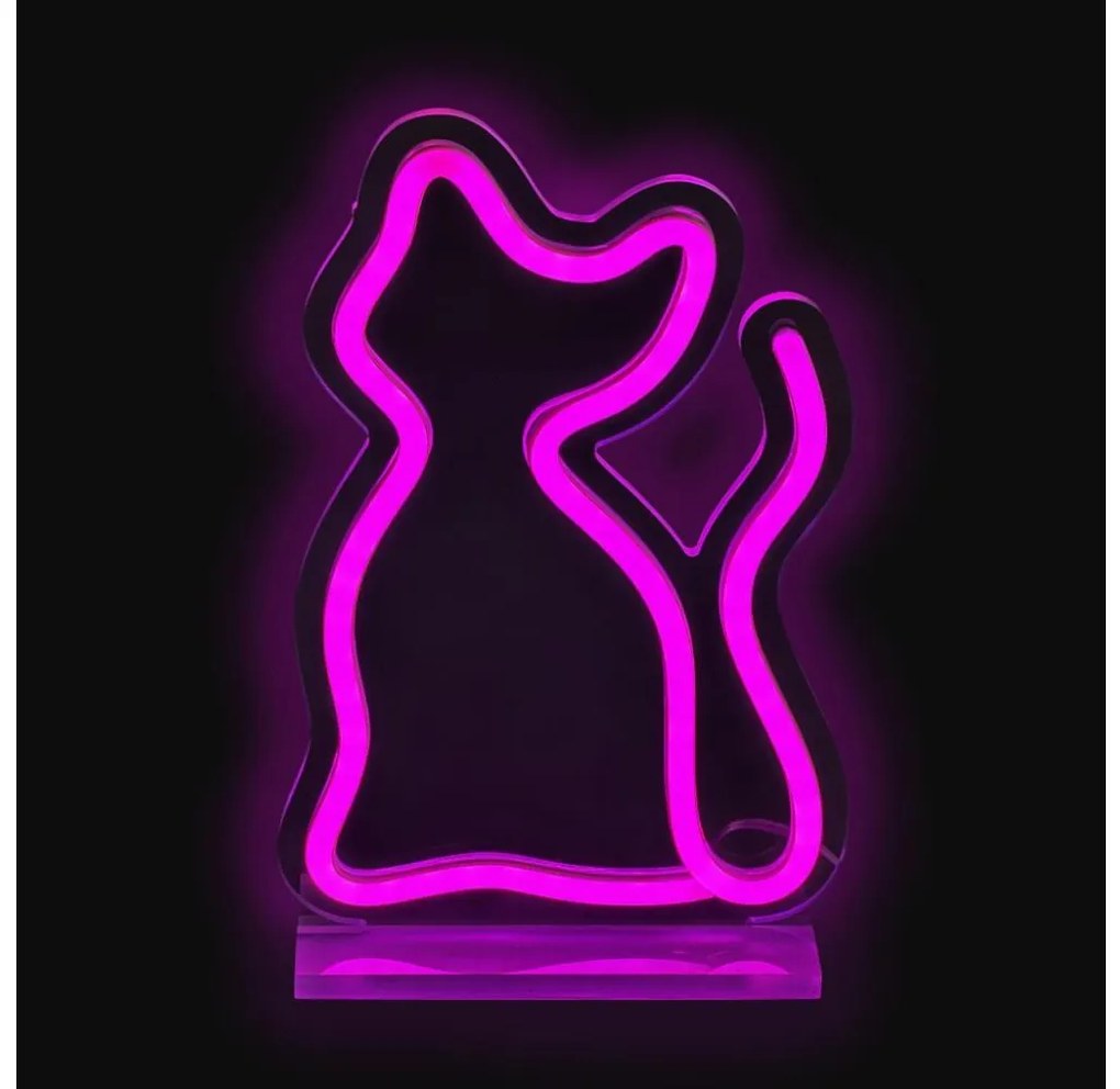 2Kids Toys - LED Neon tavolo decorazione LED/5W/USB gatta