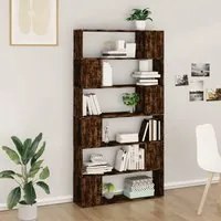 Libreria/Divisorio Rovere Fumo 100x24x188 cmcod mxl 125361