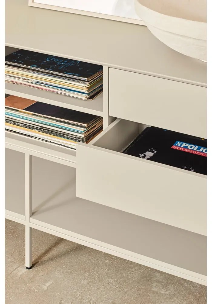 Mobile TV color crema 175x74x45 cm Platt – Teulat