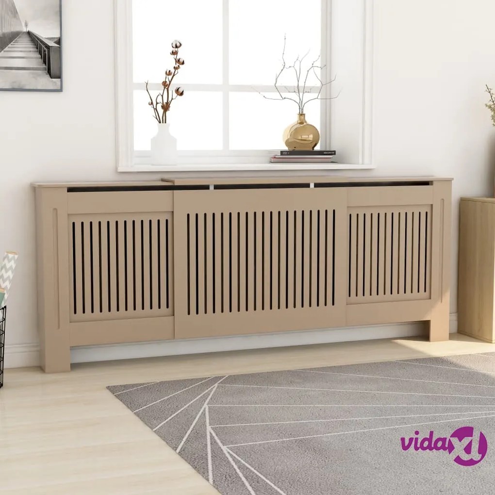vidaXL Copertura per Radiatore in MDF 205 cm