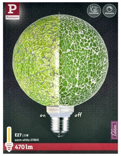 Lampadina LED dimmerabile MOSAIC G125 E27/5W/230V 2700K - Paulmann 28747