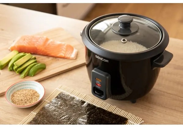 Sencor - Cuociriso  300W/230V 0,6l nero