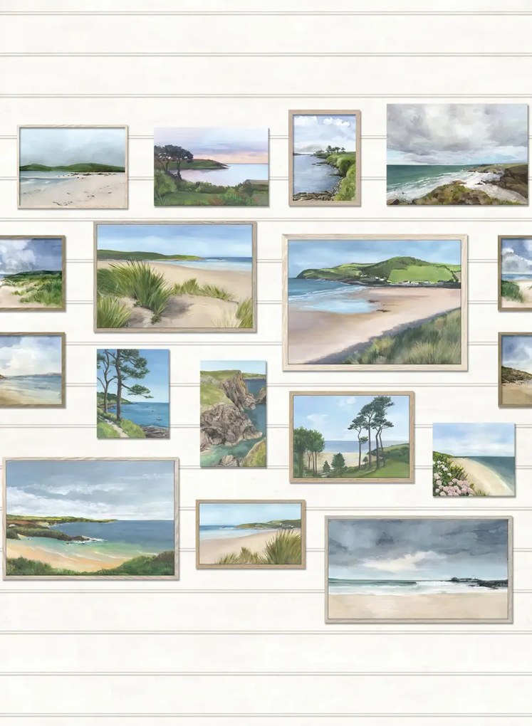 Osborne & Little Carta da parati panoramica Seascape - Ivory