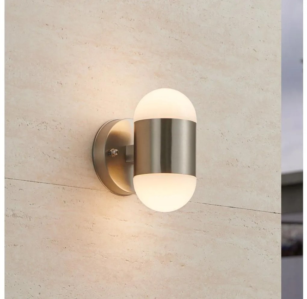 Eglo 75392 - Applique da esterno a LED MEROLA 2xLED/3,7W/230V IP44, finitura cromata