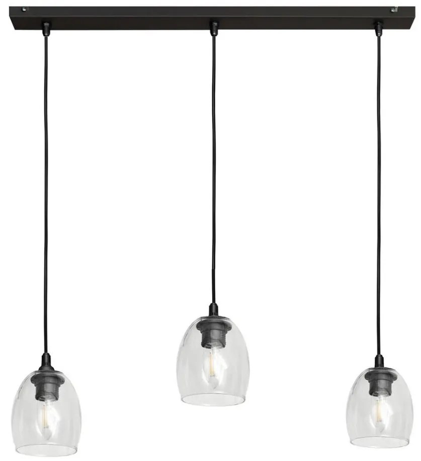 Lampadario a sospensione con filo BRILLANT 3xE27/15W/230V limpido