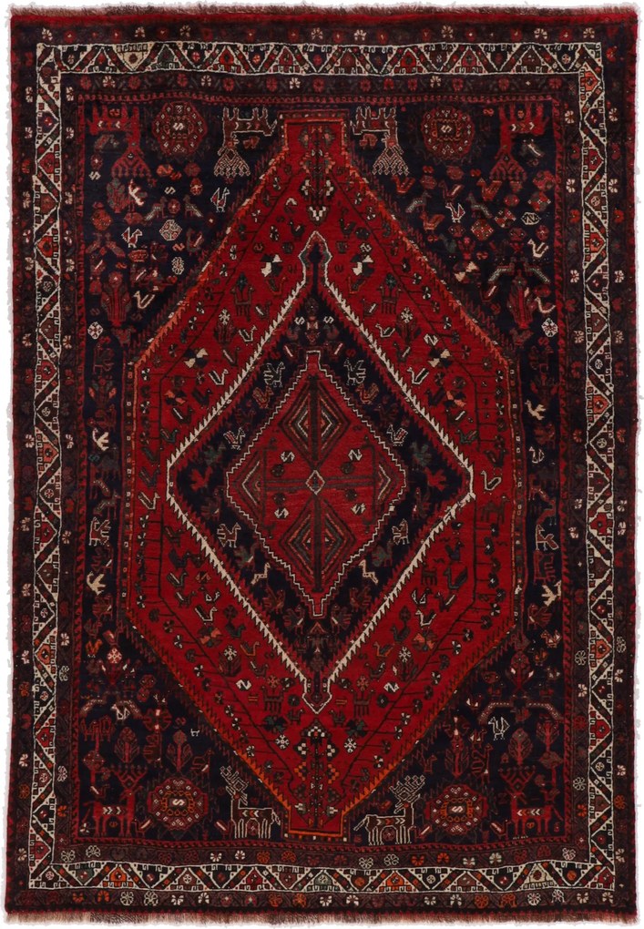 Shiraz Tappeto persiano 280x200 (Iran) Annodato A Mano