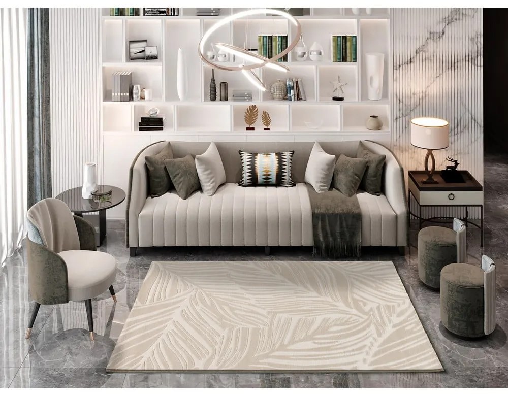 Tappeto crema 133x190 cm Sensation - Universal