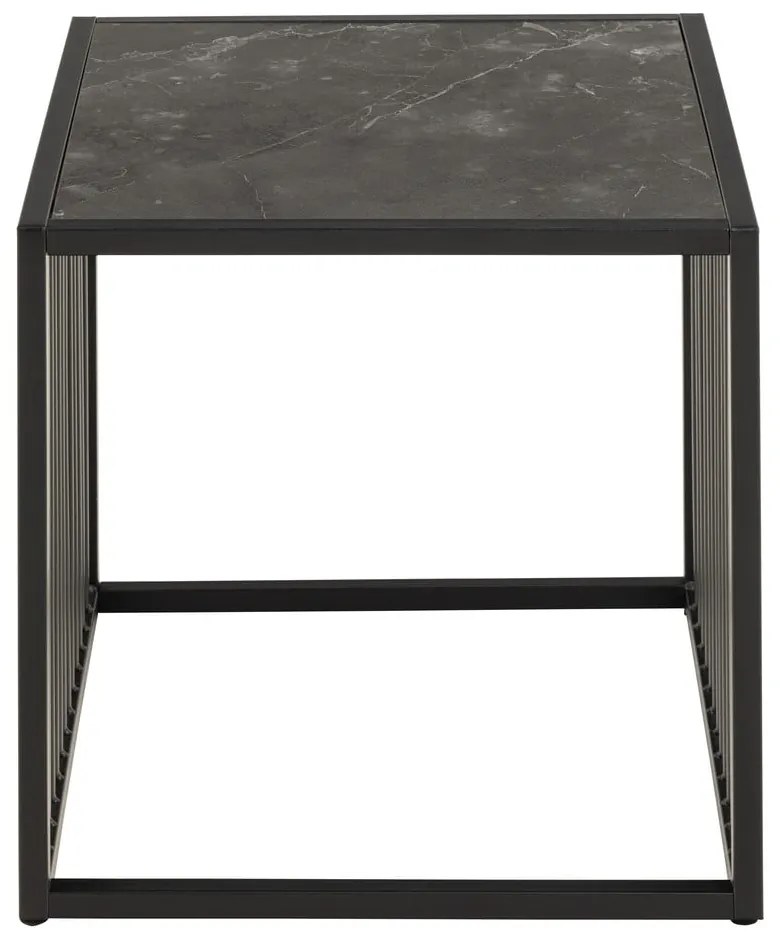 Tavolo portaoggetti in pietra 40x40 cm Strington - Actona