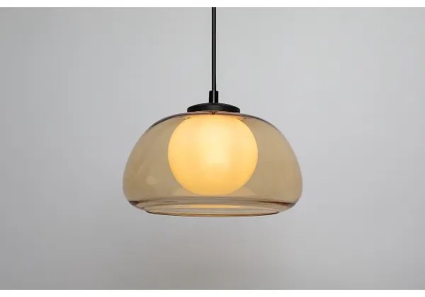 Rabalux 72273 - Lampadario a sospensione con filo ELOWEN 1xG9/5W/230V marrone/fumé