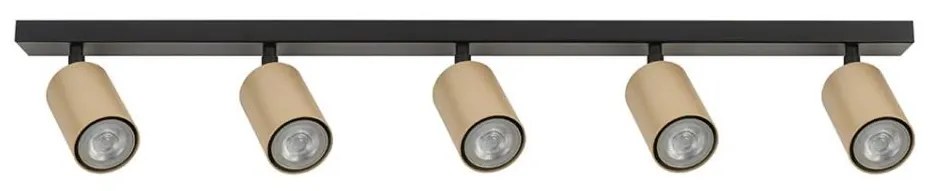 Luce Spot ZOOM 5xGU10/25W/230V nero/oro