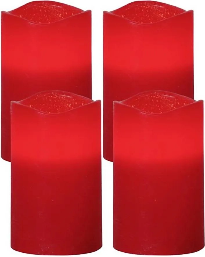 Eglo 410038 - SET 4x LED decorazioni natalizie MAY LED/0,066W/3xAAA rosse