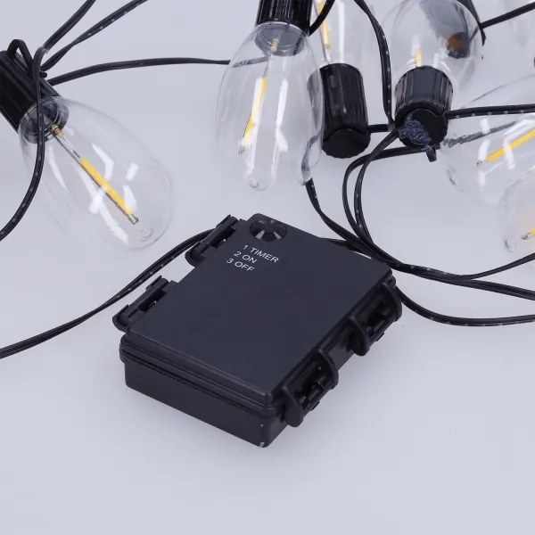 Brilagi - Ghirlanda LED da esterno 10xLED/3xAA 3,2 m IP44 bianco caldo