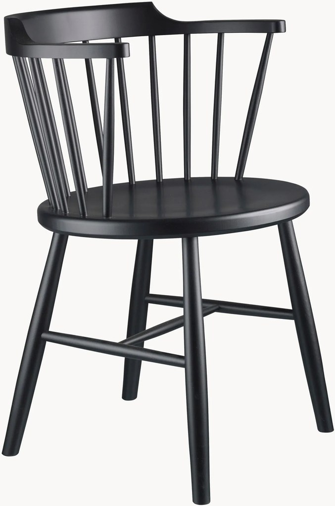 Sedia da pranzo in legno di faggio fatta a mano J18