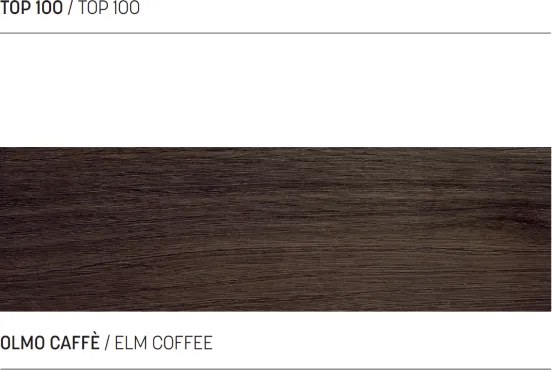 Mensolone sospeso 100 cm per lavabo bagno NINFA in legno Olmo Caffč