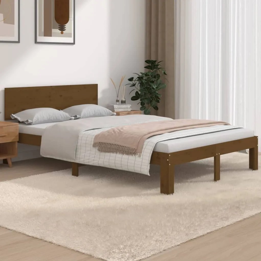 Giroletto Ambra İn Legno Massello 120x190 Cm Small Double /
