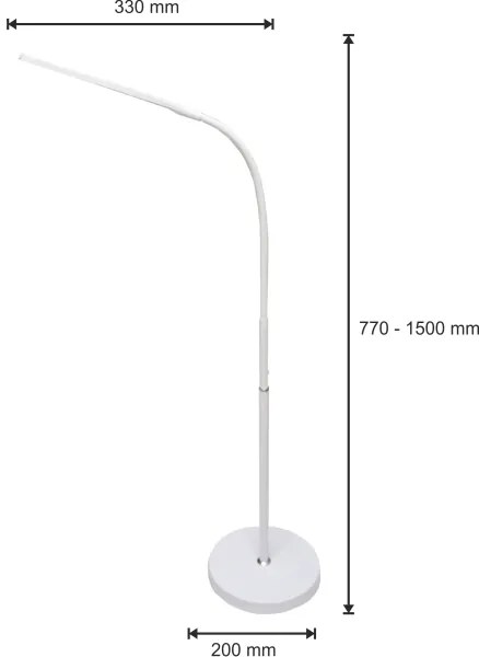 Lampada LED dimmerabile 3in1 10W 230V 3000/4000/6000K CRI 90 bianco