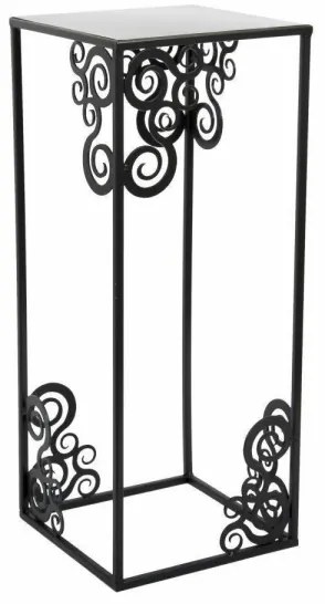 Portafiori 60x24 cm nero