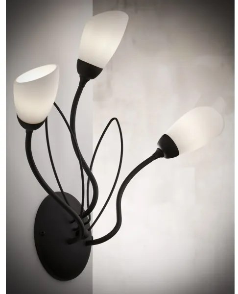 Jupiter 2059 - Lampada da parete GLORIOSA 3xG9/14W/230V nera