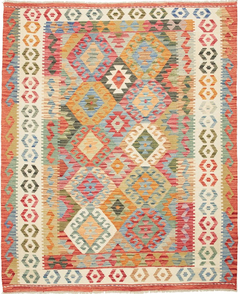 Kilim Tappeto 160 x 190 (Pakistan) Tessuto A Mano
