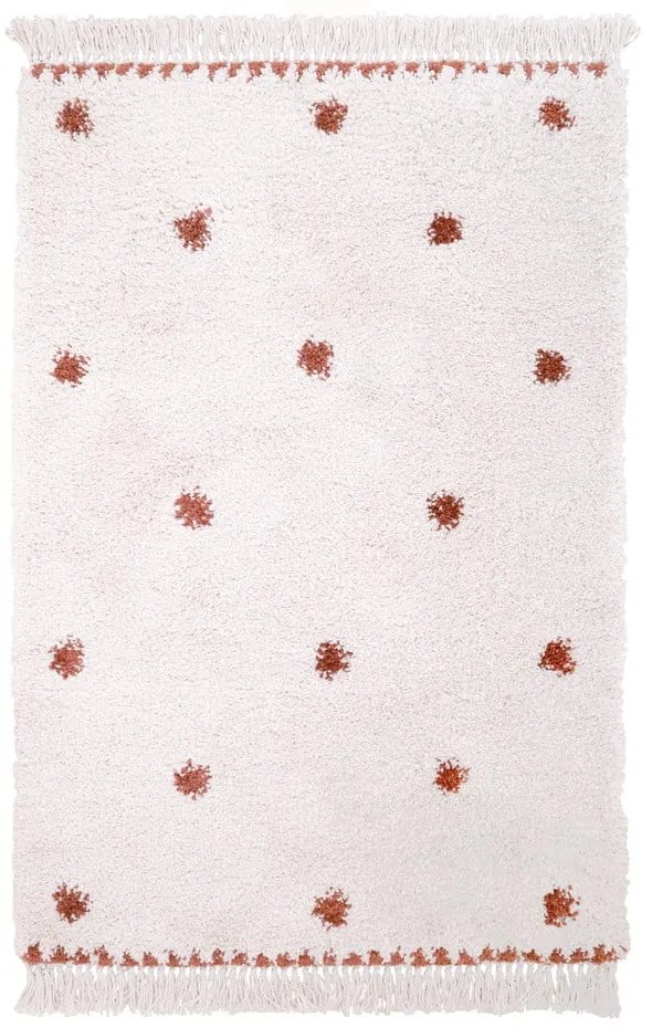 Tappeto beige e rosso , 120 x 170 cm Wooly - Nattiot