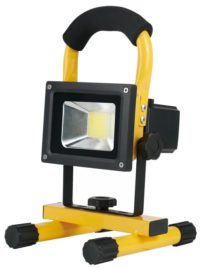 Faro Led da lavoro portatile 20W Nero e giallo IP54 Bianco neutro 4000K Novaline