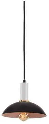 Zambelis 180052 - Lampadario a sospensione con filo 1xE27/40W/230V nero