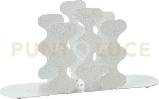 Portatovaglioli di design nori verticale bianco marmo