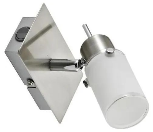 JUST LIGHT. 11931-55 - Luce Spot da parete a LED MAX 1xGU10/4W/230V cromo