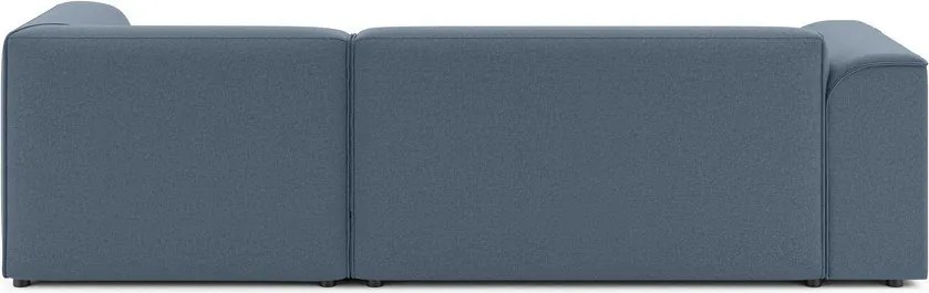 Divano angolare blu (con penisola a destra/con chaise lounge) Merid – Ropez