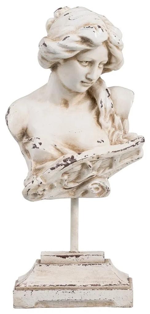 Busto 27 x 18 x 60 cm Resina Dea Greca