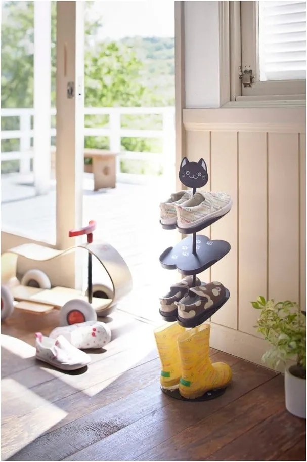 Scarpiera per bambini in metallo nero Kid's Shoe Rack - YAMAZAKI